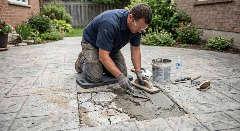 Decorative Concrete Repair in Napa, CA