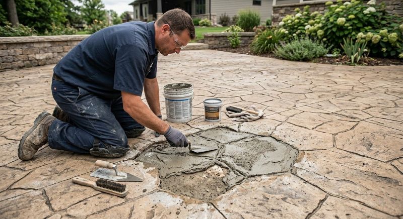 Decorative Concrete Repair in Greeley, CO