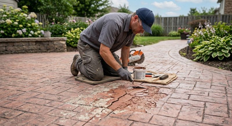 Decorative Concrete Repair in Rockville, MD