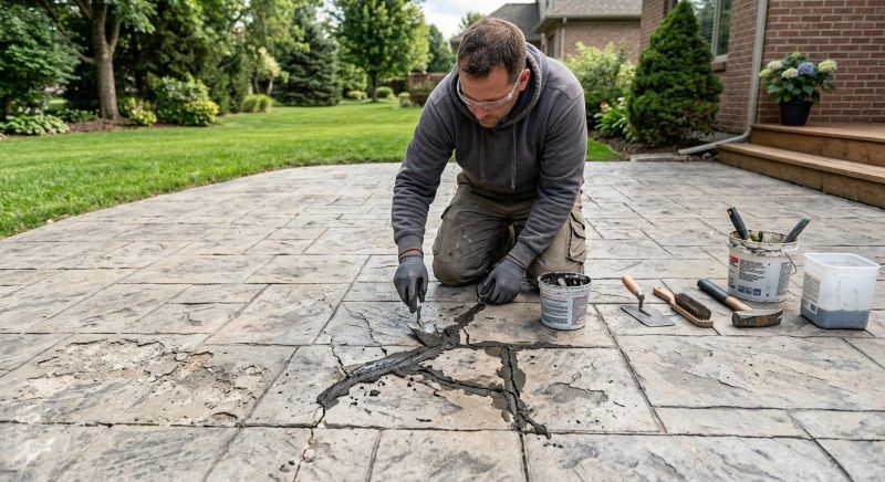 Decorative Concrete Repair in Sacramento, CA
