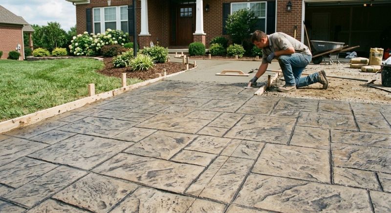 Stamped Concrete Installation Service